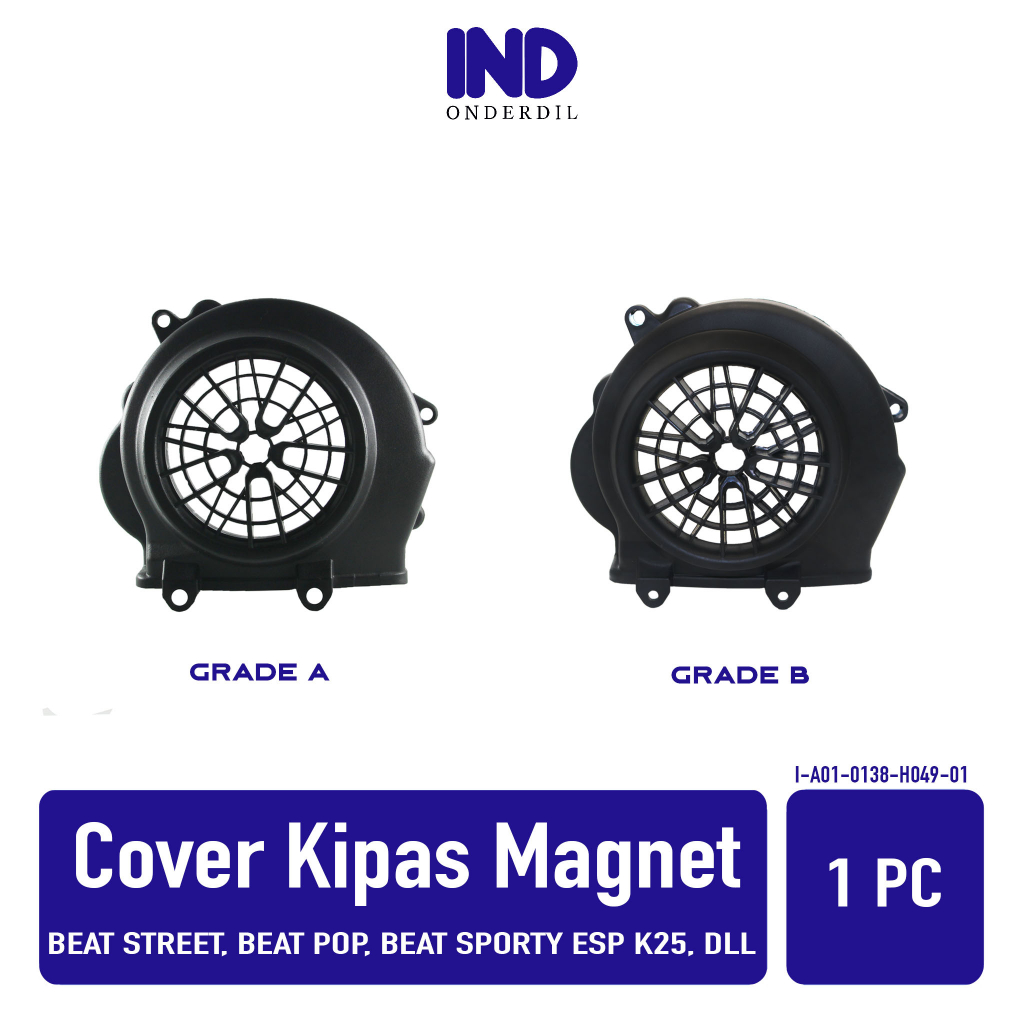 Tutup-Cover Kipas Magnet-Mesin Beat Street-Sporty-Pop Old-New eSP FI