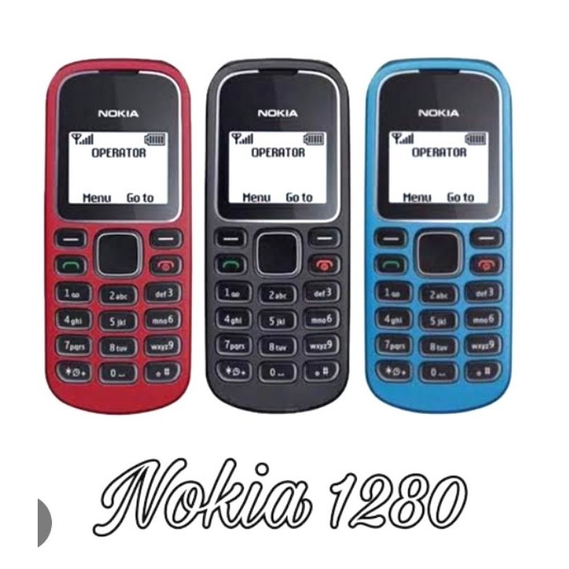 ✔️Nokia 1280 Single Sim Second Normal Siap Pakai