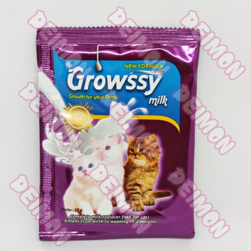 Susu Kucing Growssy Cat Milk Sachet 20gr