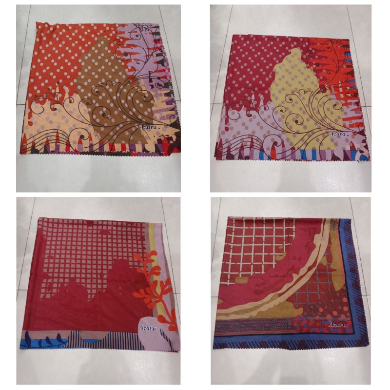 Kerudung segiempat motif / kerudung segiempat / jilbab segiempat motif