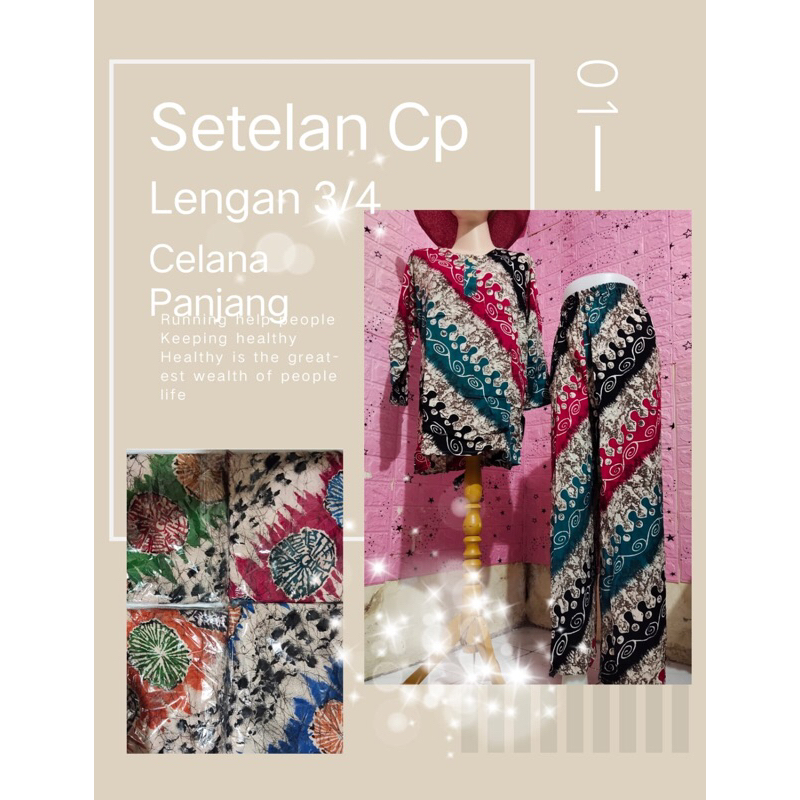 setelan lengan 3/4 celana panjang, setelan baju tidur, setelan katun rayon.