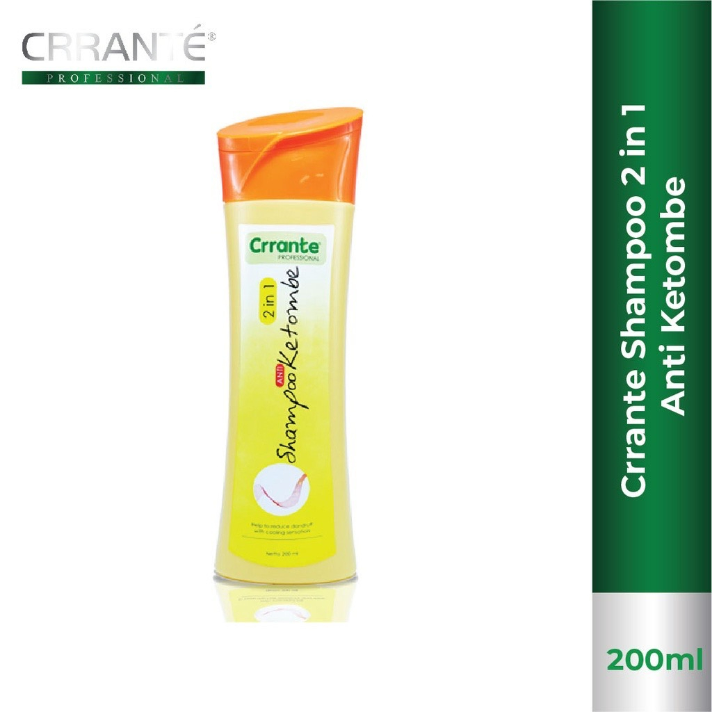 Crrante Shampoo 2in1 | Ginseng| Kelapa| Kemiri| Aloevera| Anti Ketombe 200 ml