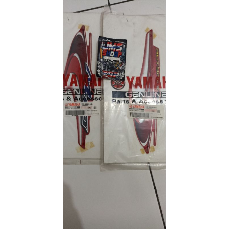 grafik polet lis bodi body mio sporty stiker mio sporty bagia tameng depan original ygp