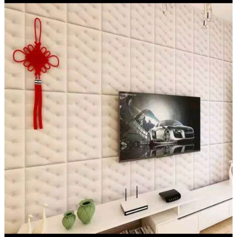 WALLPAPER DINDING 3D FOAM HEADBOARD PEREKAT TEBAL/WALLFOAM HEADBOARD TIMBUL