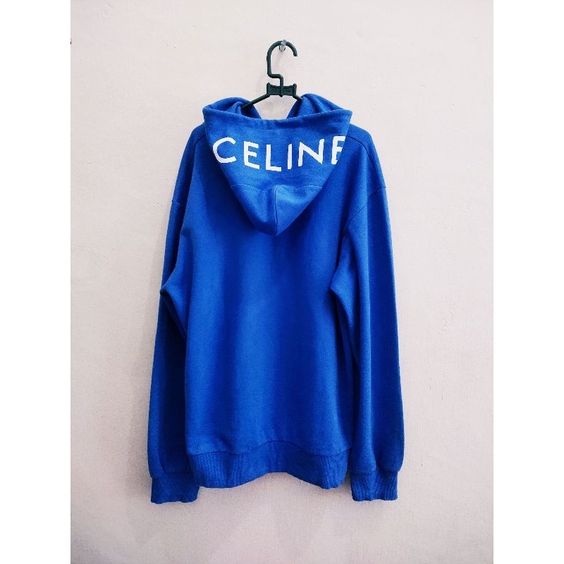 Hoodie CELINE PARIS Second Brand Thrift (Wana Biru)