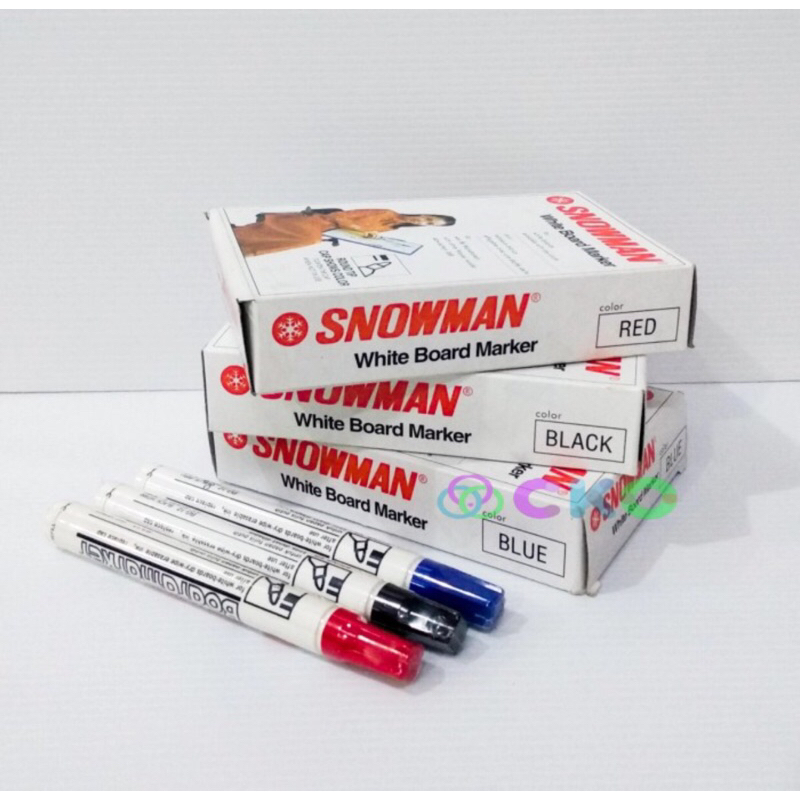 

Spidol Hapus Board Marker/Spidol Whiteboard Snowman Bg-12
