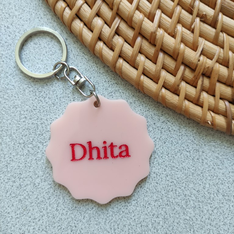 GANTUNGAN KUNCI GRAFIR /GANTUNGAN KUNCI AKRILIK GRAFIR CUSTOM NAMA / GAKUN CUSTOM / KEYCHAIN CUSTOM 