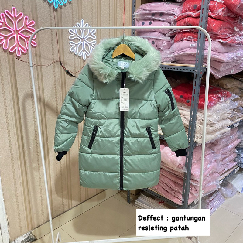 [SALE] deffect Coat fifi jaket winter wanita