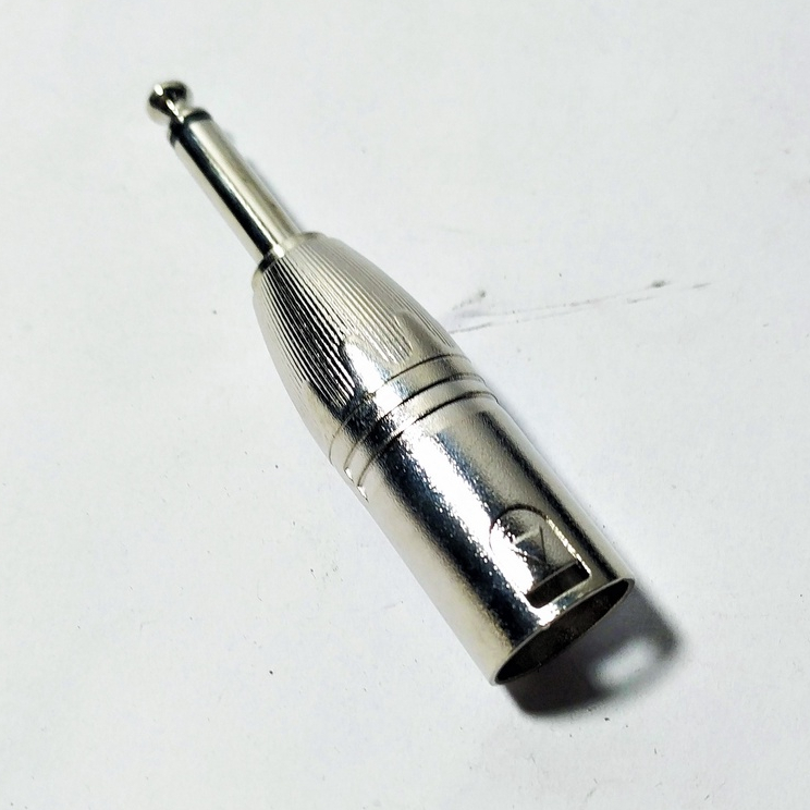 Jack converter XLR male to mono akai