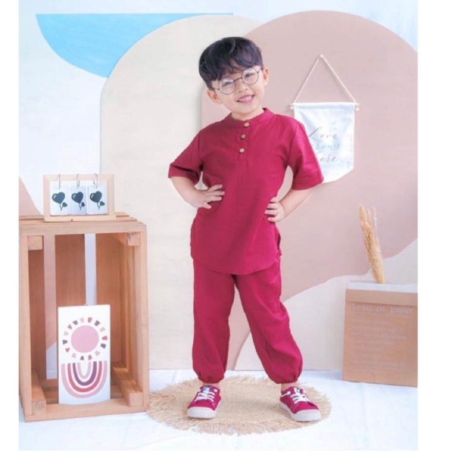 Setelan Koko Anak Usia 1-7 Tahun Baju Koko Adam Model Terbaru 2022