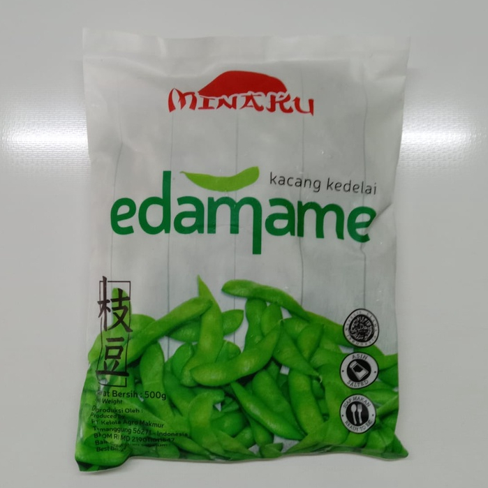 

MINAKU Kacang Kedelai EDAMAME Frozen 500gr Lezat dan Sehat