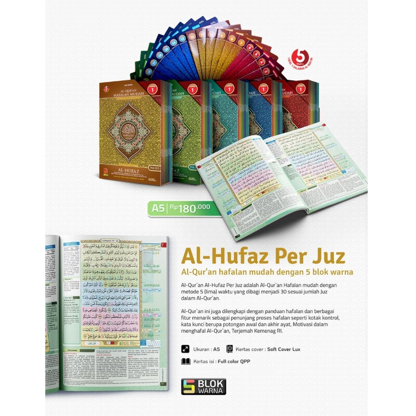 Al Quran Hafalan Terjemah Al-Hufaz PerJuz ukA5 Alquran Alhufaz Per Juz Cordoba