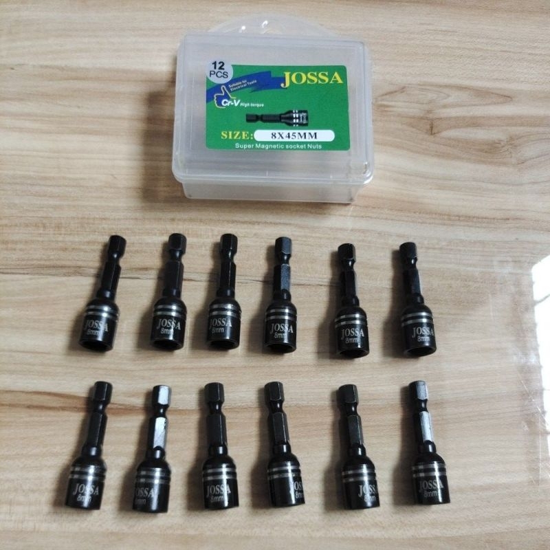 JOSSA Mata sok rooping 8x45 HEAVY DUTY / JOSSA Magnetic nut 8x45 HEAVY DUTY
