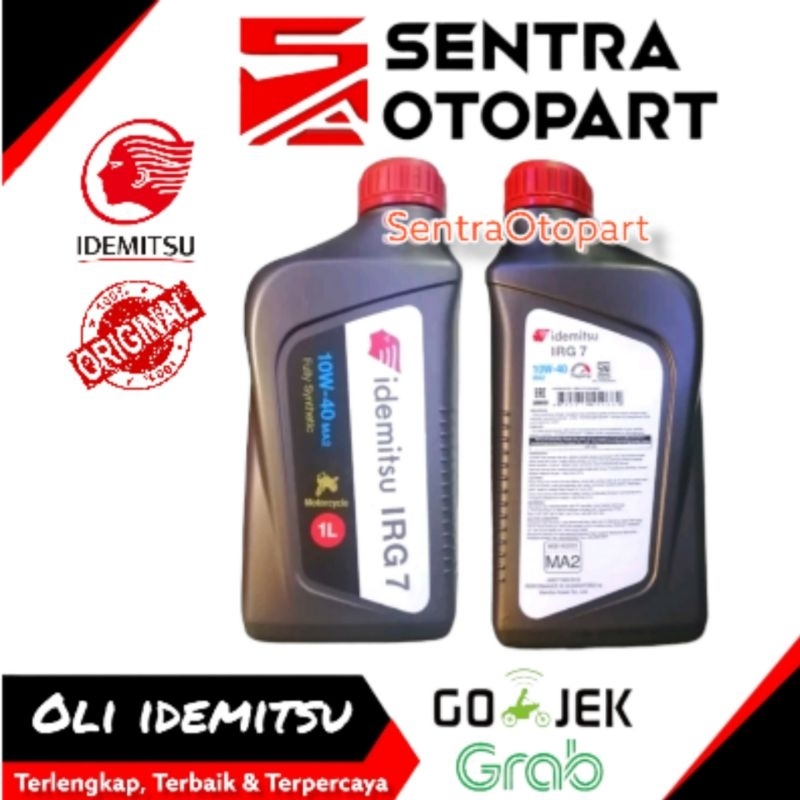 Oli idemitsu irg7 10w40 full synthetic 1 liter 1000ml