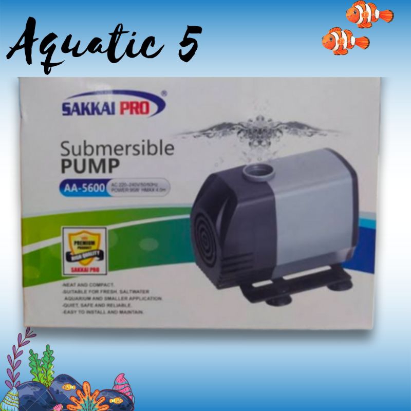 POMPA KOLAM SUBMERSIBLE PUMP SAKKAI PRO AA 5600