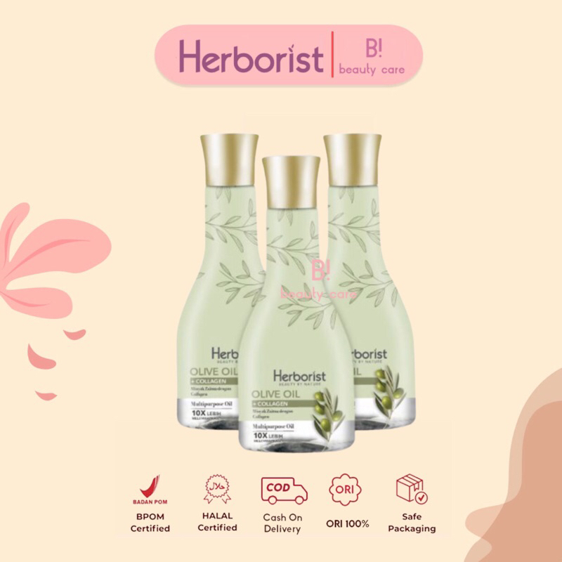 [READY SIAP KIRIM] Herborist Olive Oil + Collagen/Minyak Zaitun Herborist 150ml ka