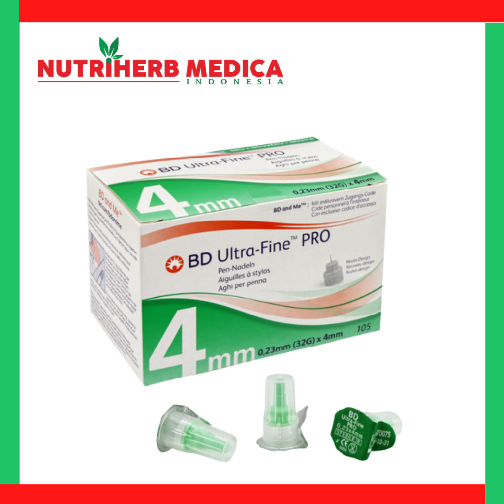 Jarum Insulin Hijau (Hijau BD Ultrafine 32G) Green Insulin Needle