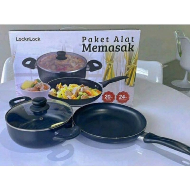 Paket alat masak serbaguna lock n lock