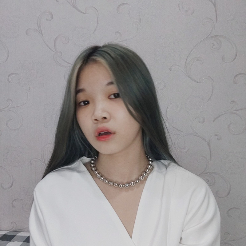 Kalung Choker Basic Silver Metalic Beads Edgy Necklace