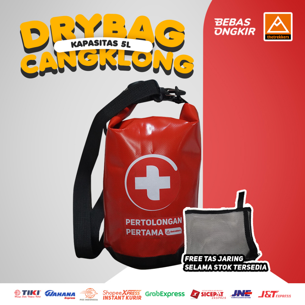 Dry Bag P3K Cangklong 5 Liter | Tas Anti Air P3K Bahan PVC