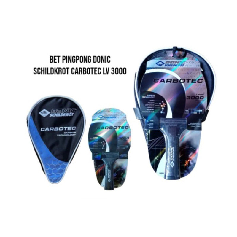Bat Tenis Meja / Bet Ping Pong Donic CARBOTEC 3000 ASLI