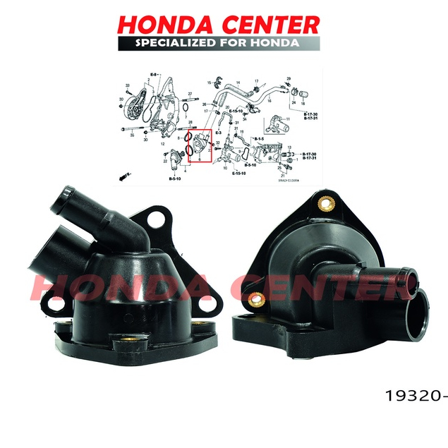 rumah cover house thermostat crv gen2 2002 2003 2004 2005 2006 stream 2002 2003 2004 2005 2006 2000cc 19320-PNA