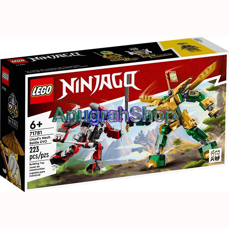 LEGO 71781 NINJAGO Lloyd Mech Battle EVO