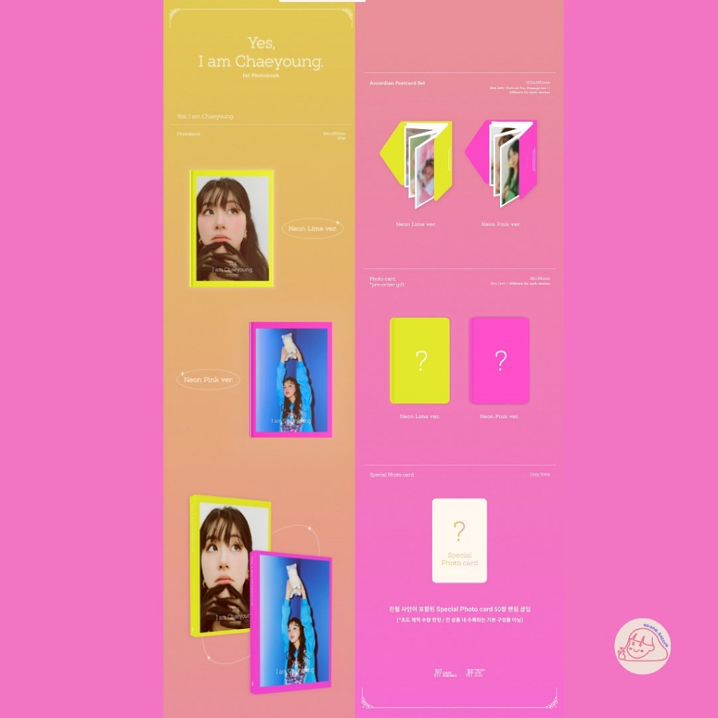 [PO] TWICE CHAEYOUNG 1st PHOTOBOOK - YES, I AM CHAEYOUNG