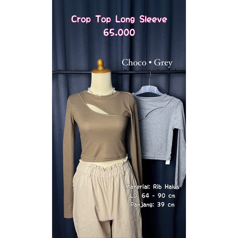 Crop Top - Long Sleeve