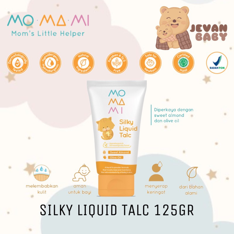 Momami Silky Liquid Talc / Bedak Cair Bayi