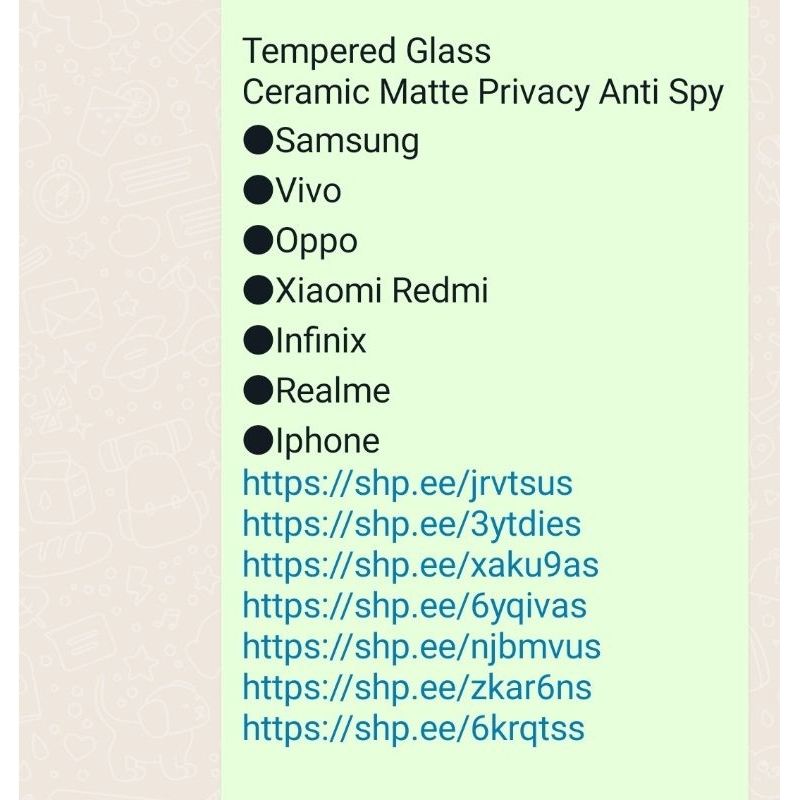 Tempered Glass Anti-Spy Samsung A02 A02S A03 A03S A03 CORE A04 A04E A04S A04 CORE