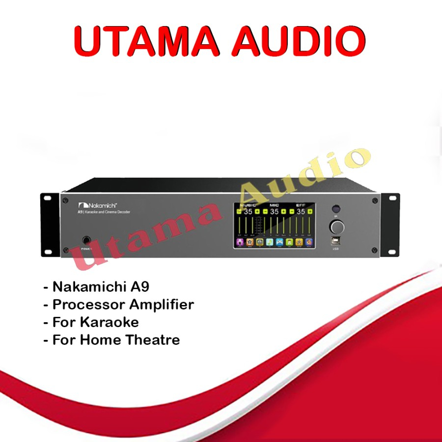 Nakamichi A9 A 9 Processor Amplifier Home Theater Karaoke Dolby Atmos