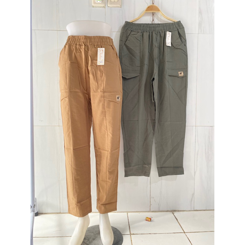 celana import merk lizhyang celana jogger wanita