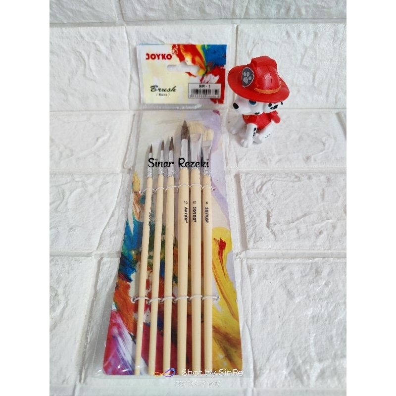 

1 Set!! Kuas cat air Joyko/brush cat air joyko/kuas joyko/kuas set/kuas lukis/kanvas lukis