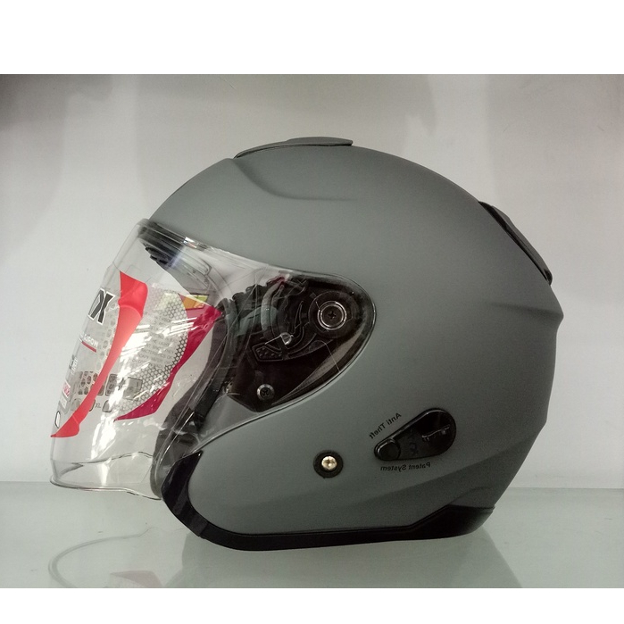 HELM KYT KYOTO SOLID GORILLA GREY DOFF ORIGINAL