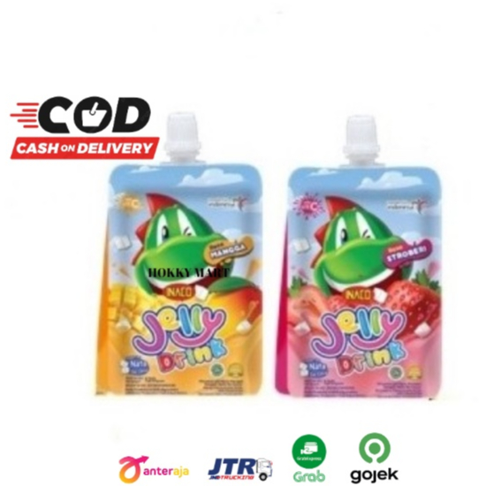 

( HOKKY ) Inaco Jelly Drink 120gr Jellydrink Nata De Coco Minuman Jelly Vitamin C Strawberry Mangga Blackcurrant Minuman Anak Bukan Okky Jelly Drink