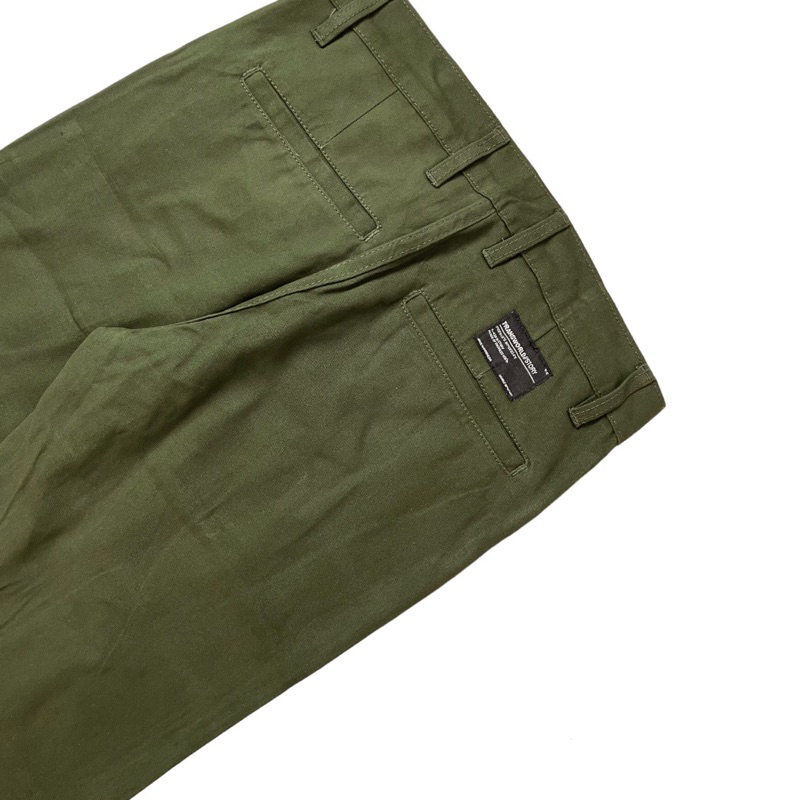 Transworld Celana Panjang Chino Selvedge Legular Fit Army