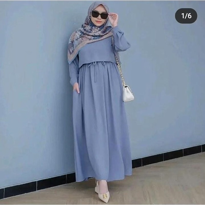 SELOMITA DRESS PREMIUM / DRESS MUSLIM WANITA TERBARU