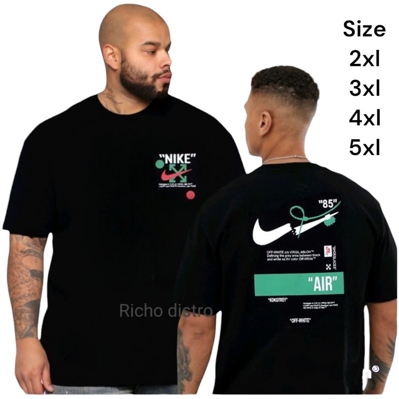 kaos jumbo big size 2xl 3xl/ t-shirt super big size XXL xxxl/atasan kaos pria wanita jumbo
