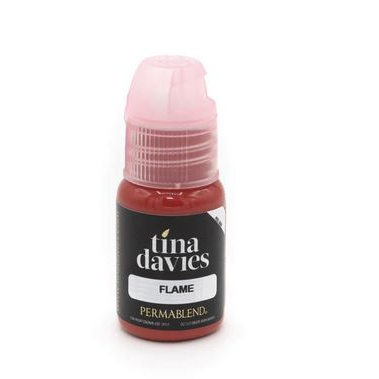 Sulam bibir Tina Davies FLAME pigment sulam PERMA BLEND PERMABLEND