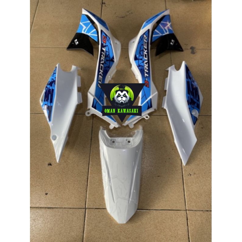 Full body dtreker bf body belakang klx dtracker bf ori sayap shroud tangki dtreker bf
