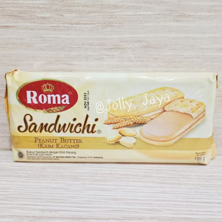 

ROMA SANDWICH PEANUT BUTTER (KRIM KACANG) [216GR]