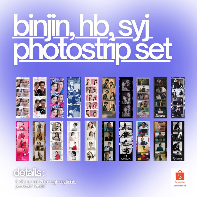 [READY STOCK] BinJin Hyun Bin Son Ye Jin Crash Landing On You | PHOTOSTRIP SET