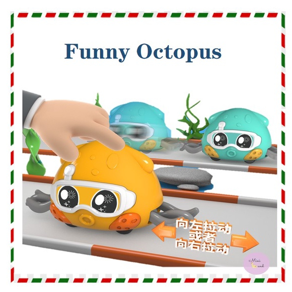 Mainan Gurita Berjalan/ Mainan Gurita Octopus Bisa Berjalan/ Mainan Walking Octopus/ Mainan Octopus 
