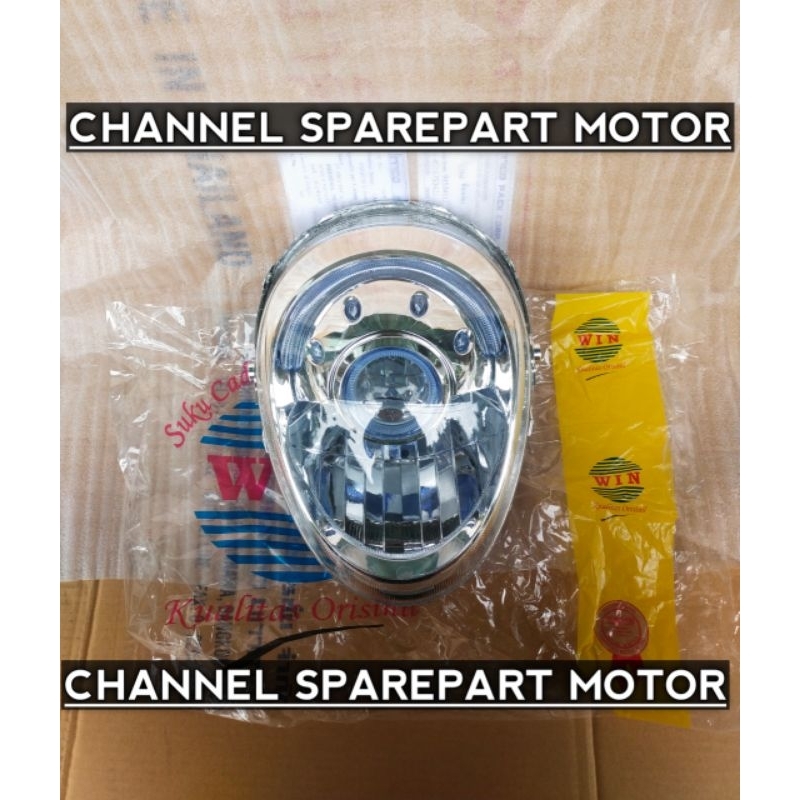 REFLEKTOR LAMPU DEPAN SCOOPY FI 2013-2016 (NON LED)