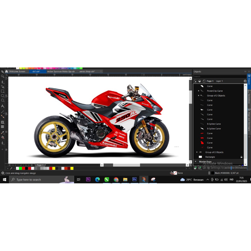 decal all new ninja 250 fi 2018