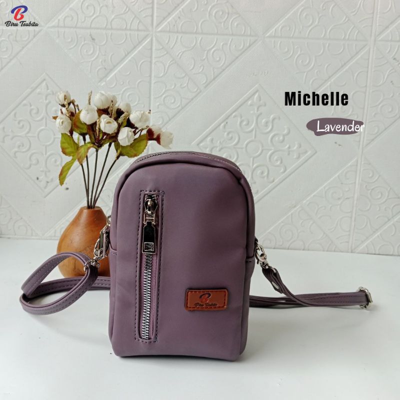 Michelle bag by biru tsabita // selempang michelle tas cantik tas imut