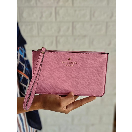 Wristlet Kate space clutch ORIGINAL / KATE SPADE slim pouch preloved