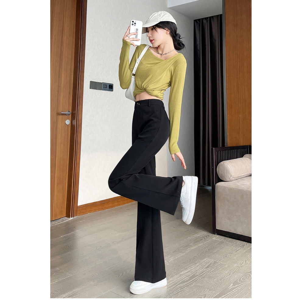 Cutbray Celana Setelan Highwaist Celana Setelan Wanita Korean Celana Kerja Wanita Kekinian