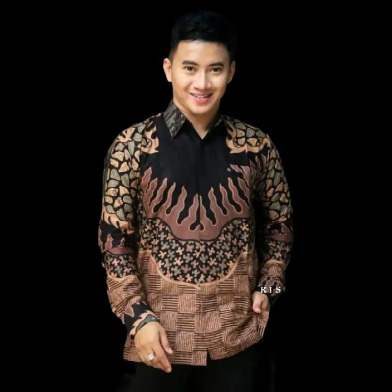 Kemeja batik pria lengan panjang reguler | Baju batik pria lengan panjang premium